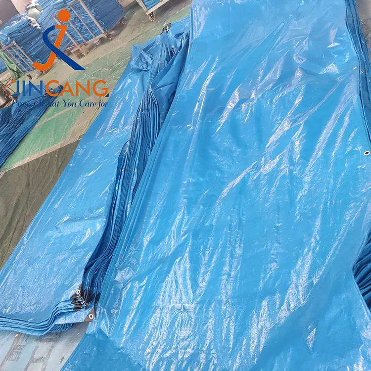 Tarpaulin Biru 110g